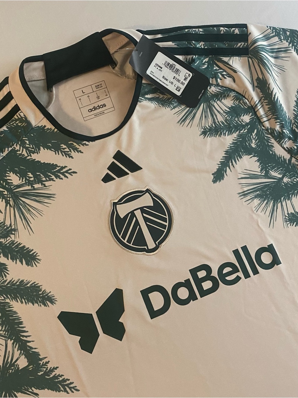 Adidas Portland Timbers x The Nature Conservancy Jersey Men L SLIM MLS Soccer